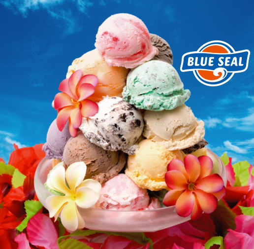 アイス天国 沖縄県 沖縄の素材をいかした アメリカ生まれの味わい ブルーシールアイスクリーム